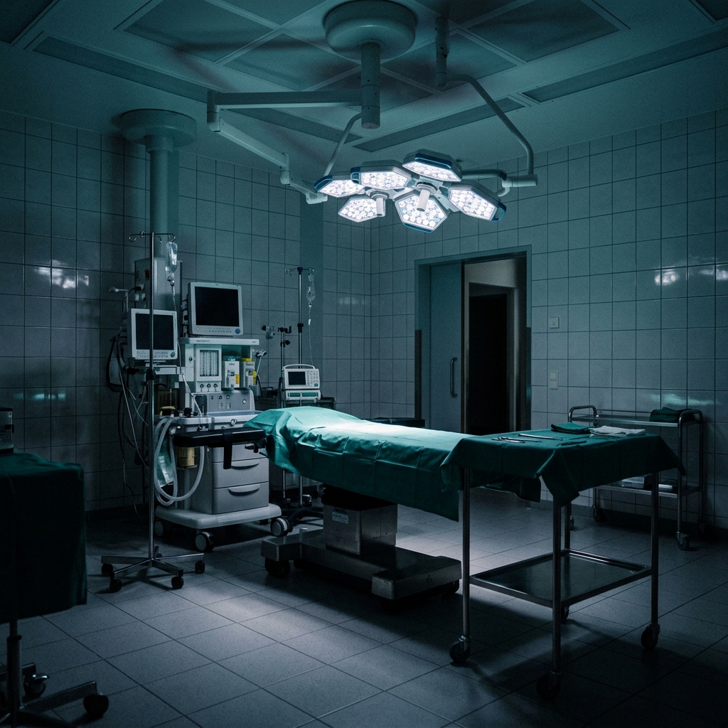 Hospital operating room — healthcare and diagnostic AI